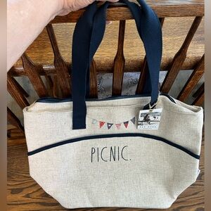NWT RAE DUNN INSULATED PICNIC TOTE